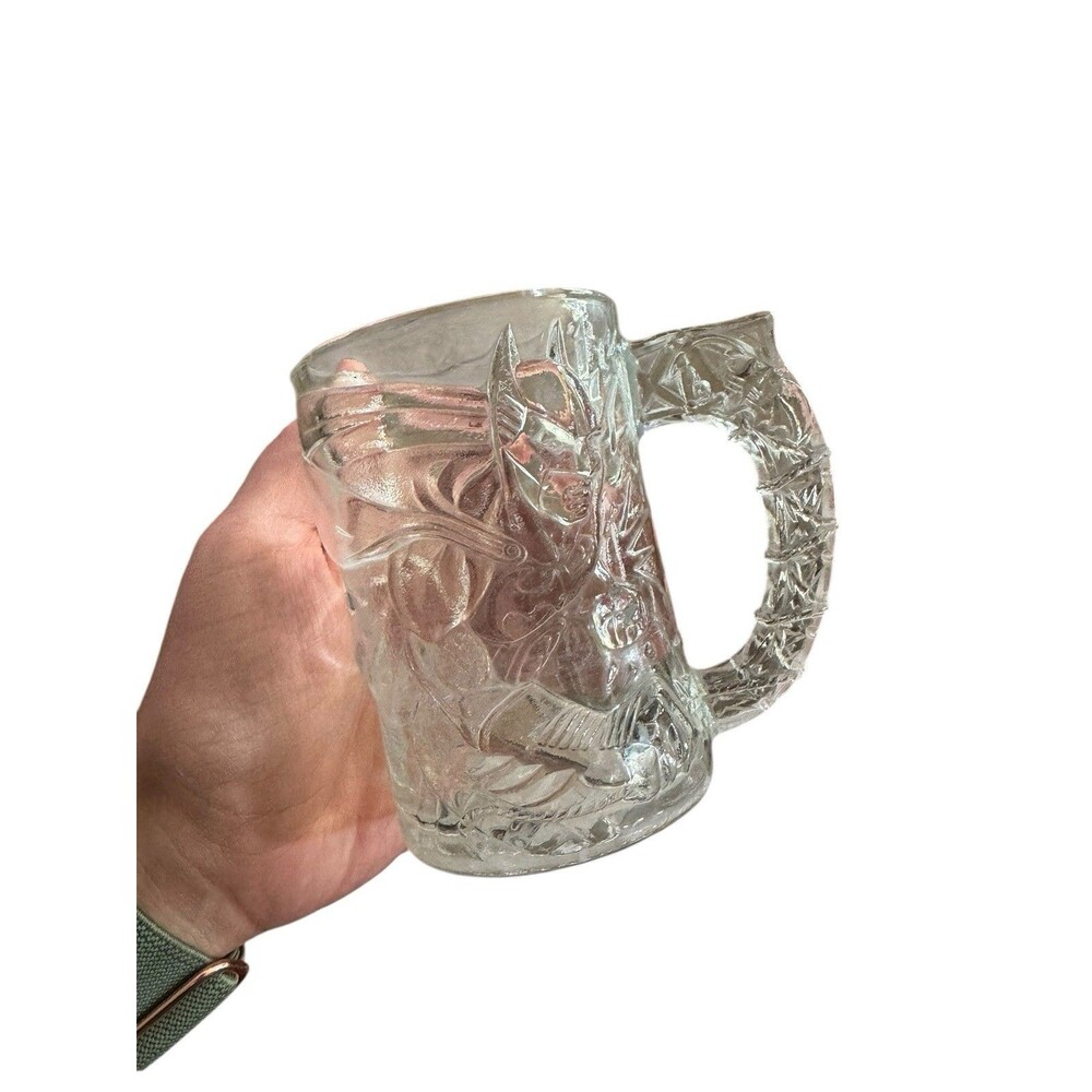 McDonalds Mug Cup Batman Forever 1995‎ Batman Glass Vintage Collectors - Picture 8 of 8